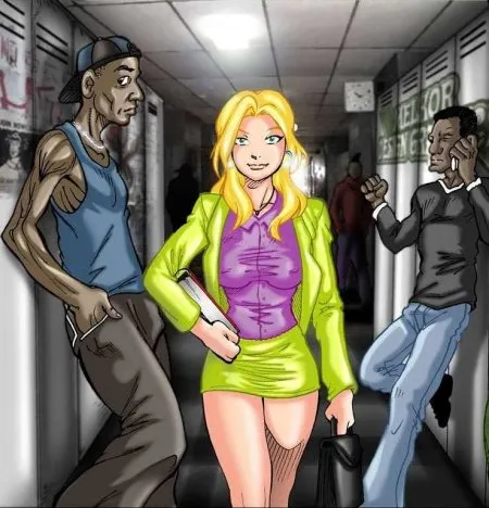 Зухвала гопота нагинає свою учілку (КОМІКС)