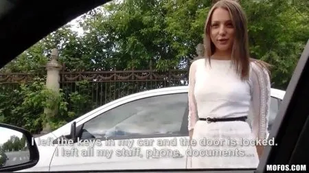 Вуличний пікап юної шлюхи (ВІДЕО)