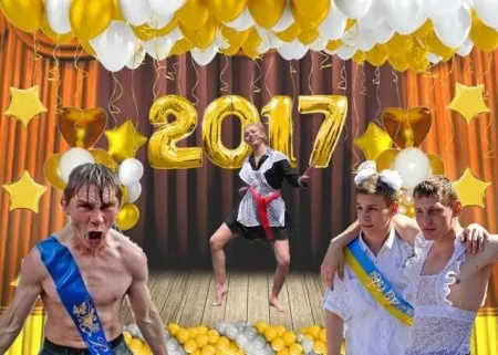 Нові кадри з випускниками на "Останньому дзвонику" (ФОТО)