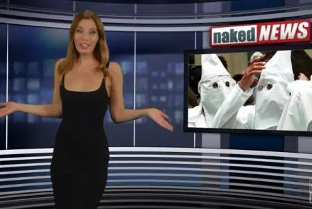 Голі телеведучі детально розповідають новини (ВІДЕО)